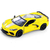 Miniatura Corvette Esportivo 2021 Kinsmart 1:36 Metal e Fricção Amarelo