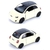 Miniatura Fiat 500e Kinsmart 1:28 Metal e Fricção Creme - loja online