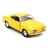 Miniatura Karman Ghia Volkswagen 1968 Welly 1/38 Metal e Fricção Amarelo