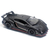 Miniatura Lamborghini Veneno Kinsmart 1/36 Metal e Fricção Preto Fosco