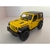 Miniatura Jeep Wrangler 2018 Kinsmart 1/34 Metal e Fricção Amarelo teto Preto - MundoMIXCIF