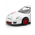 Miniatura Porsche 911 GT3 RS 2010 Kinsmart 1/36 Metal e Fricção Branco