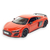 Miniatura Audi R8 Coupé 2020 Kinsmart 1:36 Metal e Fricção Vermelho - loja online