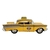 Miniatura Chevrolet Bel Air 1957 Táxi Kinsmart 1/40 Metal e Fricção Amarelo - MundoMIXCIF