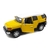 Miniatura Toyota FJ Cruiser Kinsmart 1:36 Fricção e Metal Amarelo - MundoMIXCIF