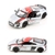 Miniatura Audi R8 Coupe Livery Edition 2020 Kinsmart 1:36 Metal e Fricção Prata. na internet