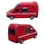 Imagem do Miniatura Van Sprinter Mercedes Bombeiro Real 1:43 Metal e Fricção Vermelho