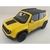 Miniatura Jeep Renegade 2017 Welly Metal e Fricção Amarelo teto Preto