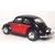 Miniatura Fusca 1967 Kinsmart 1/32 Metal e Fricção Preto/Vermelho - loja online