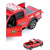 Miniatura Ford F-150 Raptor 2022 Kinsmart 1:46 Metal e Fricção Bombeiro Vermelho