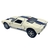 Miniatura Carrinho Ford GT 2006 Metal Fricção Kinsmart 1/36 Branco