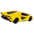 Miniatura Lamborghini Countach LPI 800-4 Kinsmart 1:38 Metal e Fricção Amarelo - comprar online