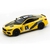 Miniatura BMW M8 Competition Coupe Livery Edition Kinsmart 1:38 Metal e Fricção Amarelo. - loja online