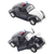 Miniatura Fusca Police 155 Metal e Fricção Die Cast 1:32 Preto - MundoMIXCIF