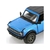 Miniatura Ford Bronco 2022 Kinsmart 1/34 Metal e Fricção Azul - MundoMIXCIF