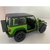 Miniatura Jeep Wrangler 2018 Kinsmart 1/34 Metal e Fricção Verde teto Preto