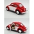 Miniatura Fusca 1967 Kinsmart 1/32 Metal e Fricção Vermelho/Branco na internet