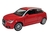 Miniatura Audi A1 2010 Kinsmart 1:32 Metal e Fricção Vermelho