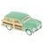 Miniatura Ford Woody Wagon 1949 Kinsmart 1/40 Metal e Fricção Verde - comprar online