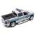 Miniatura Chevrolet Silverado 2014 Kinsmart 1/46 Metal e Fricção Prata Police - comprar online