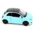 Miniatura Fiat 500e Kinsmart 1:28 Metal e Fricção Azul Bebe na internet