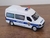 Miniatura Van POLICE 911 Metal e Fricção Escala 1/32 Branca - MundoMIXCIF