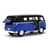 Miniatura Kombi 1962 Kinsmart 1/32 Metal e Fricção Preto/Azul Brilhante - comprar online