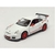 Miniatura Porsche 911 GT3 RS 2010 Kinsmart 1/36 Metal e Fricção Branco