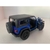 Miniatura Jeep Wrangler 2018 Kinsmart 1/34 Metal e Fricção Azul teto Preto