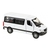 Miniatura Van Mercedes Sprinter 2015 Janela Welly 1/38 Metal e Fricção Branco