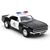 Miniatura Camaro 1967 Z-28 Kinsmart 1/38 Metal e Fricção Preto Policia