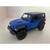 Imagem do Miniatura Jeep Wrangler 2018 Kinsmart 1/34 Metal e Fricção Azul teto Preto