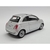 Miniatura Fiat 500 New 2007 Kinsmart 1:28 Metal e Fricção Prata. - MundoMIXCIF