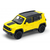 Miniatura Jeep Renegade 2017 Welly Metal e Fricção Amarelo teto Preto