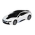 Miniatura BMW I8 Kinsmart 1:36 Metal e Fricção Branco - comprar online