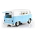 Miniatura Kombi 1962 RMZ 1/32 Metal e Fricção Branca/Azul Bebê - comprar online