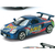 Miniatura Toyota MR2 2005 Street Figther Kinsmart 1:32 Metal e Fricção Azul