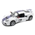 Miniatura Lótus Exige S 2012 Kinsmart 1:32 Metal e Fricção Branco faixa Azul - loja online