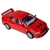 Miniatura Mitsubishi Lancer Evolution VII Kinsmart 1/36 Metal e Fricção Vermelho