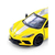 Miniatura Corvette Esportivo 2021 Kinsmart 1:36 Metal e Fricção Amarelo - MundoMIXCIF