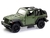 Imagem do Miniatura Jeep Wrangler Conversivel Rubicon 2dr RMZ 1:38 Metal e Fricção Verde Militar