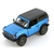 Miniatura Ford Bronco 2022 Kinsmart 1/34 Metal e Fricção Azul