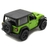 Miniatura Jeep Wrangler 2018 Kinsmart 1/34 Metal e Fricção Verde teto Preto - comprar online