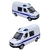 Miniatura Van Sprinter Mercedes Real 1:43 Metal e Fricção Police Branca na internet