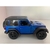 Miniatura Jeep Wrangler 2018 Kinsmart 1/34 Metal e Fricção Azul teto Preto - loja online