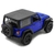 Miniatura Jeep Wrangler 2018 Kinsmart 1/34 Metal e Fricção Azul teto Preto - comprar online