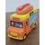 Miniatura Carrinho Food Truck Musical Escala 1:36 Metal e Fricção Cachorro Quente