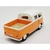 Miniatura Kombi Pickup 1963 Kinsmart 1/34 Branco/Laranja - loja online