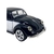 Miniatura Fusca Rodão Metal Die Cast Fricção 1/32 Preto/Branco na internet