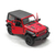 Miniatura Jeep Wrangler 2018 Kinsmart 1/34 Metal e Fricção Vermelho teto Preto - comprar online